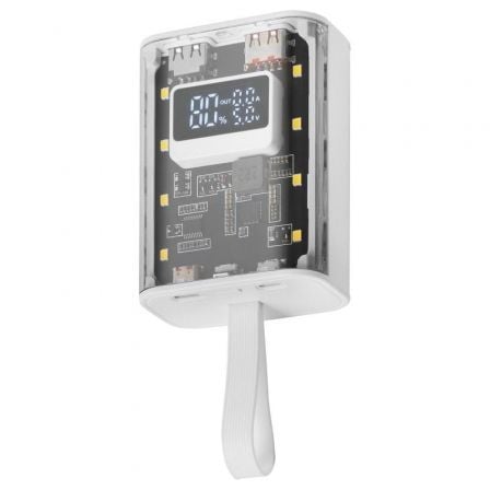 Powerbank 10000mah mars gaming mpk-10k/ 22.5w/ blanca