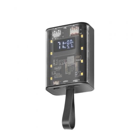 Powerbank 10000mah mars gaming mpk-10k/ 22.5w/ negra