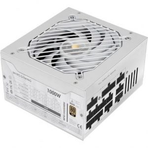 Fuente de alimentación mars gaming mpb1000sim/ 1000w/ ventilador 14cm/ 80 plus gold/ blanca