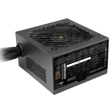 Fuente de alimentación mars gaming mpb550si/ 550w/ ventilador 12cm/ 80 plus bronze