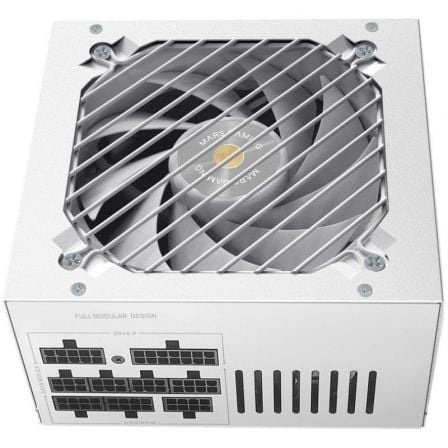Fuente de alimentación mars gaming mpb750sim/ 750w/ ventilador 14cm/ 80 plus bronze/ blanca