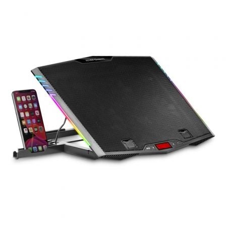 art_tac-ref-mnbc5_2 Soporte refrigerante mars gaming mnbc5 para portátiles hasta 17.3"/ iluminación led