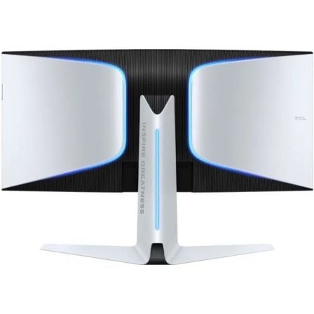 Monitor gaming curvo tcl 34r83q 34"/ wqhd/ 1ms/ 170hz/ qled/ regulable en altura/ blanco y negro