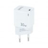 Cargador de pared gan tooq tqwc-ganpd30wt/ 1xusb tipo-c/ 30w