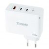 Cargador de pared gan tooq tqwc-ganqc2pd100w/ 2xusb tipo-c/ 1xusb/ 100w