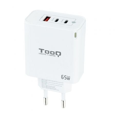 art_too-carga-tqwc-ganqc2pd65wt_1 Cargador de pared gan tooq tqwc-ganqc2pd65wt/ 2xusb tipo-c/ 1xusb/ 65w
