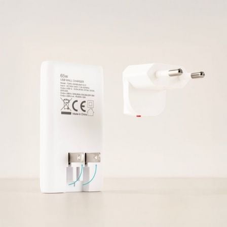art_too-carga-tqwc-gansl65w1a1c_3 Cargador de pared universal gan para viaje tooq tqwc-gansl65w1a1c/ 1xusb tipo-c/ 1xusb/ 65w
