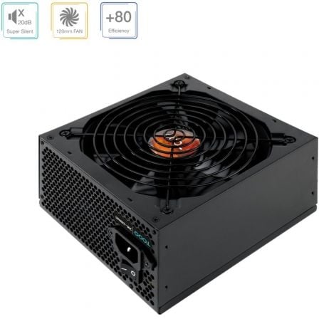 Fuente de alimentación tooq tqhelios-750sp/ 750w/ ventilador 12cm/ 80 plus bronze