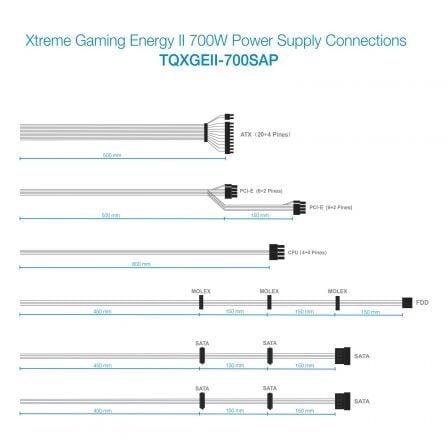 Fuente de alimentación  tooq tqxgeii-700sap/ 700w/ ventilador 14cm/ 80 plus bronze