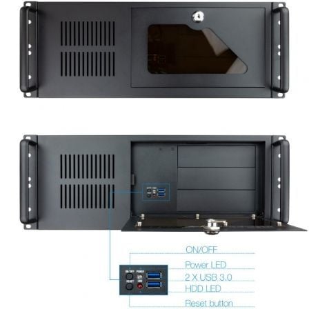 Caja rack tooq rack-406n-usb3