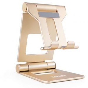 Soporte para smartphone/tablet tooq ph-keops-alba/ dorado
