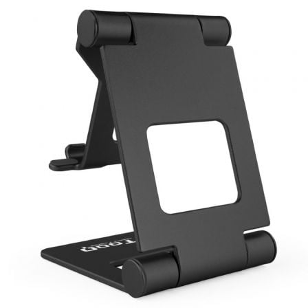 Soporte para smartphone/tablet tooq ph-keops-noche/ negro