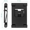 Soporte para smartphone/tablet tooq ph-keops-noche/ negro