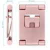 Soporte para smartphone/tablet tooq ph-keops-ocaso/ rosa