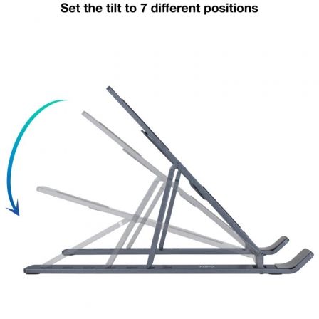 Soporte tooq tqlrs0035-al-g para portátil/ tablet hasta 15"