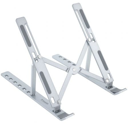Soporte tooq tqlrs0035-al para portátil/ tablet hasta 15"/ plata