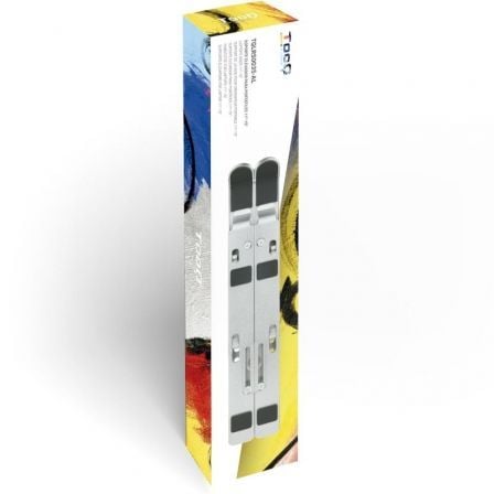 Soporte tooq tqlrs0035-al para portátil/ tablet hasta 15"/ plata