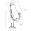 art_too-sop-tqtds0812_5 Soporte de mesa/pared para smartphone/tablet tooq tqtds0812/ antirrobo/ negro