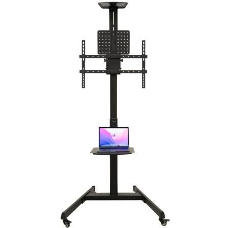 Soporte de suelo inclinable con ruedas tooq fs1184m-b para tv de 35-70"/ hasta 70kg