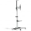 Soporte de suelo inclinable/ ajustable con ruedas tooq fs1870m-b para tv de 37-70"/ hasta 50kg