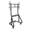 Soporte de suelo con ruedas tooq fs20200m-b para tv de 60-105"/ hasta 100kg