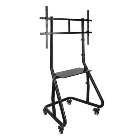 Soporte de suelo con ruedas tooq fs20200m-b para tv de 60-105"/ hasta 100kg