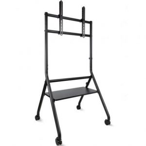 Soporte de suelo con ruedas nivelable tooq idreams fs20206m-b para tv de 37-86"/ hasta 80kg