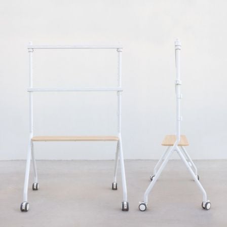 Soporte de suelo con ruedas tooq ilove fs20207m-w para tv de 49-80"/ hasta 50kg