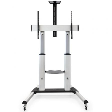 Soporte de suelo inclinable/ ajustable con ruedas tooq fs20300m-b para tv de 60-100"/ hasta 100kg