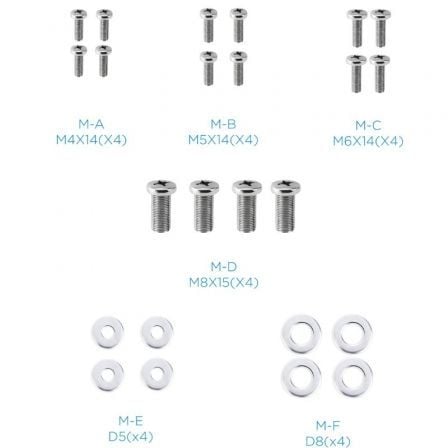 Soporte de pared inclinable tooq lp1044t-b para tv de 23-43"/ hasta 45kg