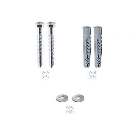 Soporte de pared fijo inclinable tooq lp1342t-b para tv de 23-42"/ hasta 35kg