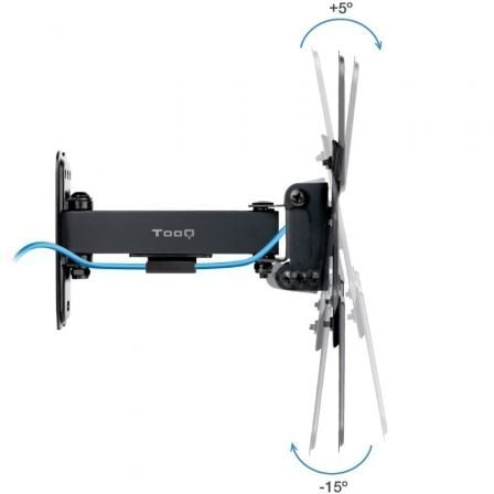 Soporte de pared extensible/ giratorio/ inclinable tooq lp1343tn-b para tv de 13-43"/ hasta 20kg