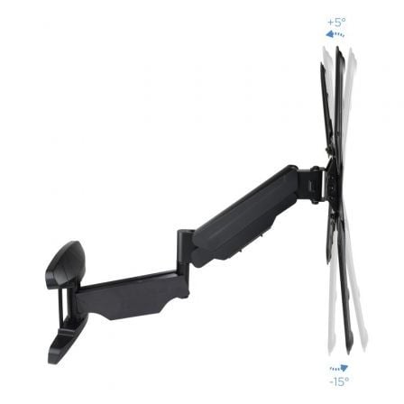 Soporte de pared giratorio/ inclinable/ nivelable tooq lp2355tn-b para tv de 23-55"/ hasta 30kg