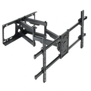 Soporte de pared giratorio/ inclinable/ nivelable tooq lp3790tn-b para tv de 43-90"/ hasta 75kg