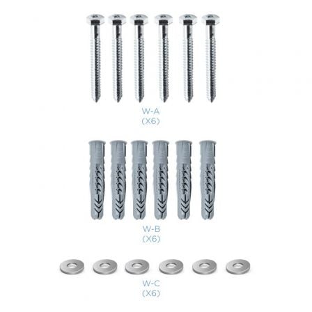 Soporte de pared fijo inclinable tooq lp42100t-b para tv de 60-100"/ hasta 75kg