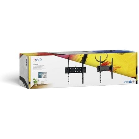 Soporte de pared fijo / inclinable tooq lp4255t-b para tv de 32-55"/ hasta 40kg