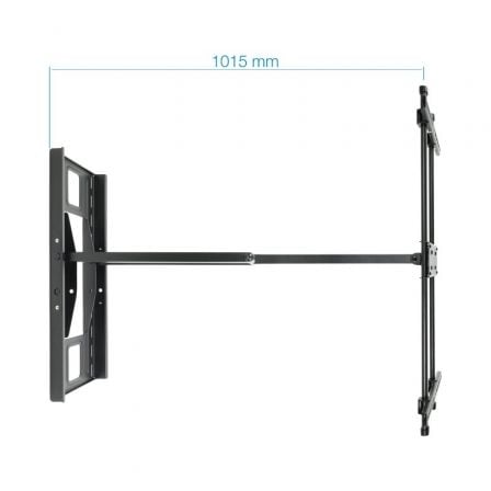 Soporte de pared orientable / inclinable tooq lp4380xl-b para tv de 43-80"/ hasta 50kg