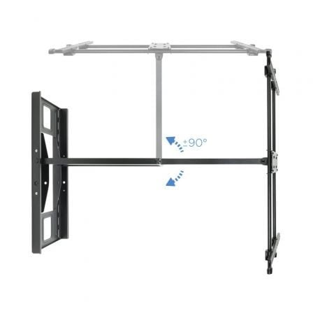 Soporte de pared orientable / inclinable tooq lp4380xl-b para tv de 43-80"/ hasta 50kg