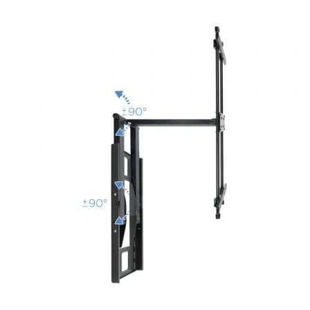 Soporte de pared orientable / inclinable tooq lp4380xl-b para tv de 43-80"/ hasta 50kg