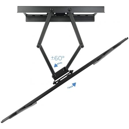 Soporte de pared orientable / inclinable tooq lp6270tn-b para tv de 37-70"/ hasta 50kg
