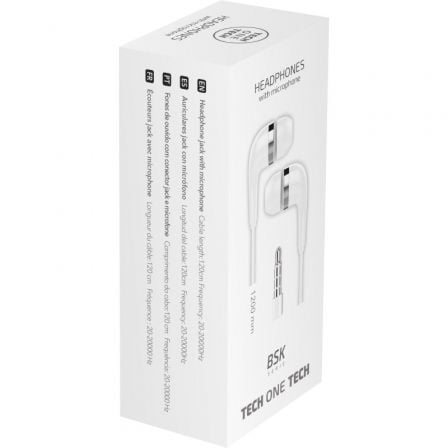 art_tot-aur-tec2905_2 Auriculares intrauditivos tech one tec2905/ con micrófono/ jack 3.5/ blancos