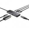 Docking usb tipo-c trust dalyx/ 2xusb/ 2xusb tipo-c/ 1xhdmi 4k/ 1xrj45/ gris