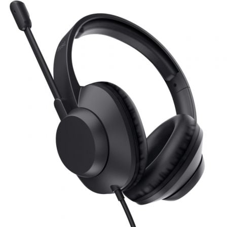 Auriculares trust ayda max usb/ con micrófono/ usb/ negros