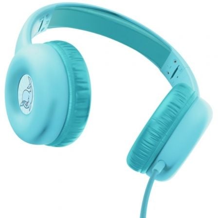 Auriculares infantiles trust nouna kids/ con micrófono/ azules