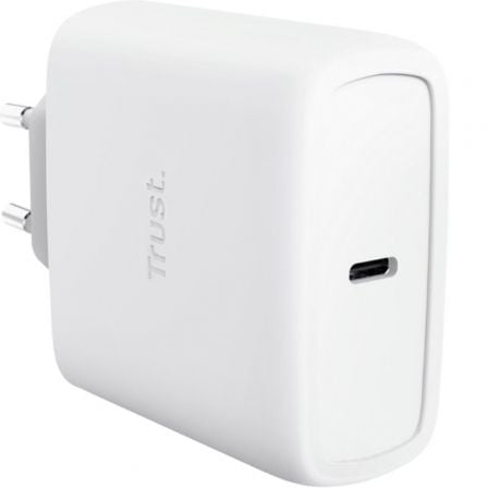 Cargador de pared gan trust maxo 65w/ 1xusb tipo-c/ incluye cable usb tipo-c/ 65w