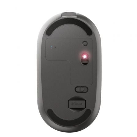 Ratón inalámbrico por bluetooth trust puck/ batería recargable/ hasta 1600 dpi