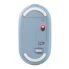Ratón inalámbrico por bluetooth trust puck/ batería recargable/ hasta 1600 dpi/ azul