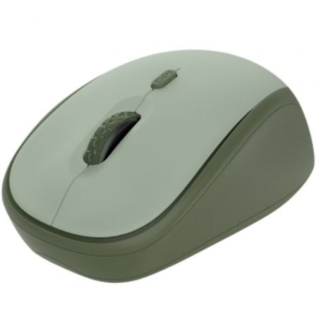 Ratón mini inalámbrico trust yvi+ silent/ hasta 1600 dpi/ verde