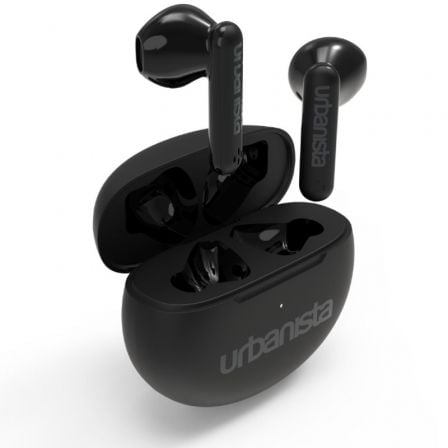 Auriculares bluetooth urbanista austin con estuche de carga/ autonomía 5h/ negros