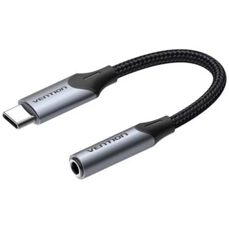 Conversor usb tipo-c vention bgjha/ usb tipo-c macho - jack 3.5 hembra/ 10cm